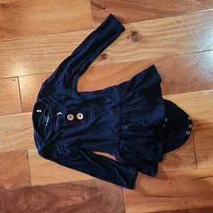 Posh Peanut Ribbed Twirl Skirt Onsie